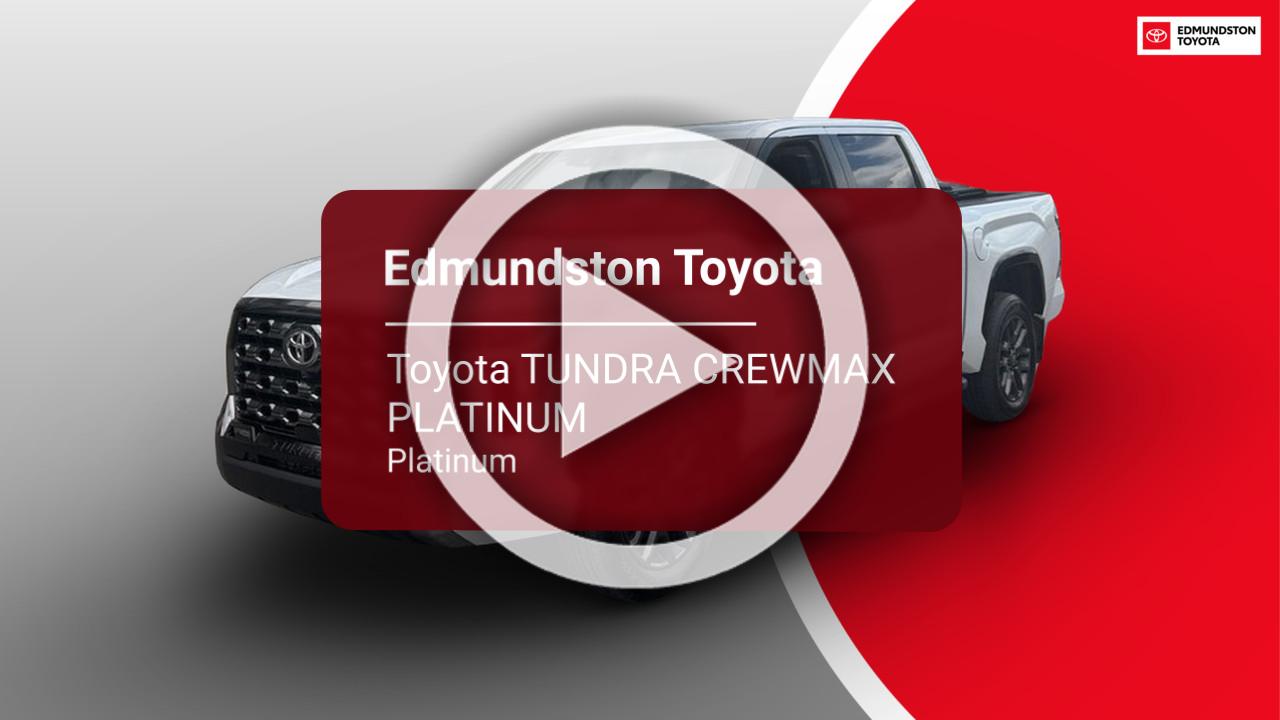 2026 Toyota Tundra CREWMAX PLATINUM-