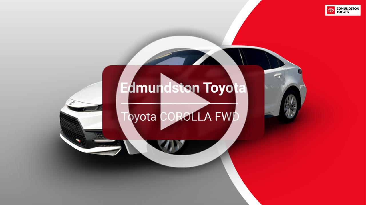 2022 Toyota COROLLA FWD-