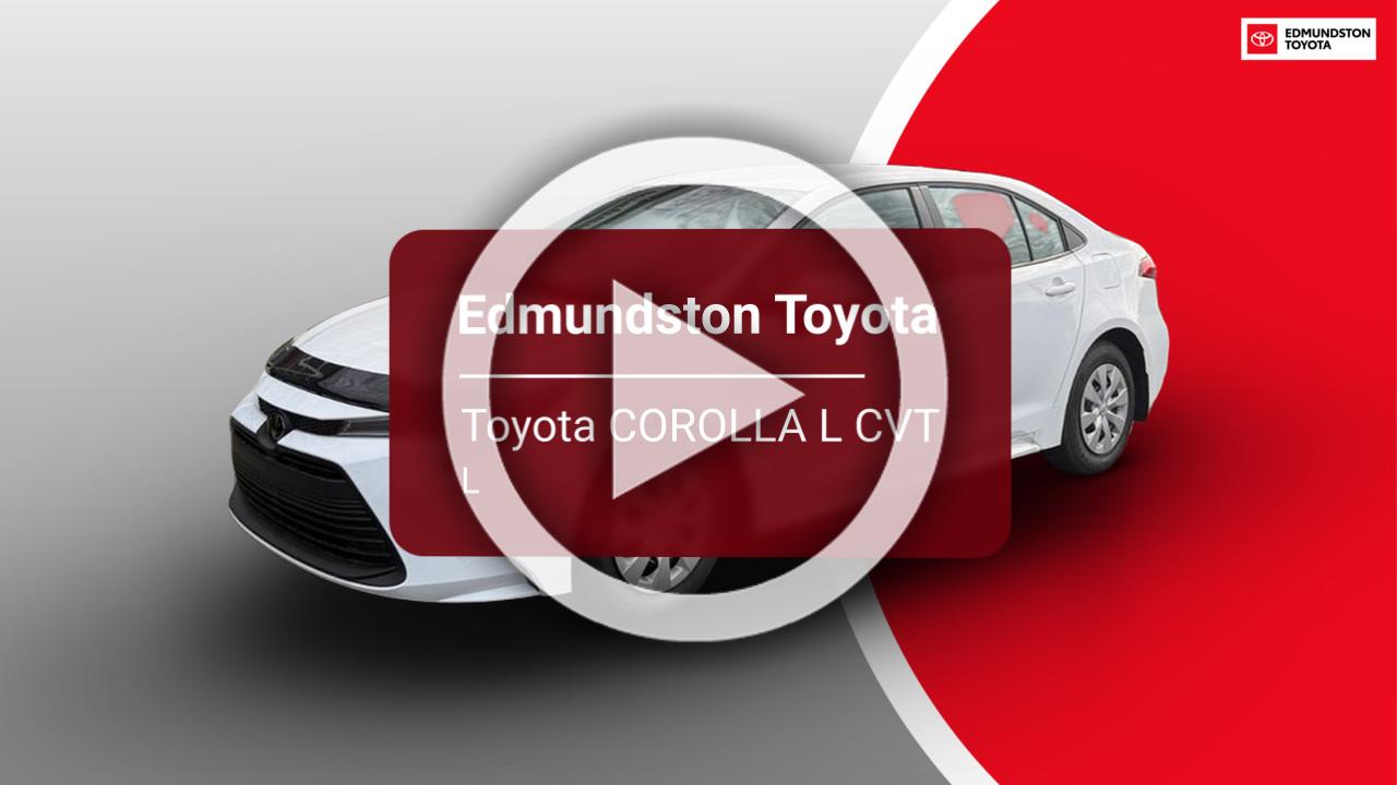 2026 Toyota COROLLA L CVT L-